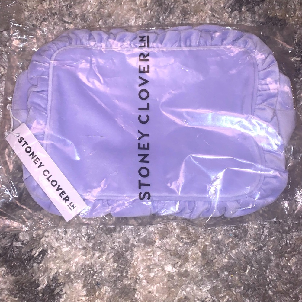 Stoney Clover Lane large ruffle pouch